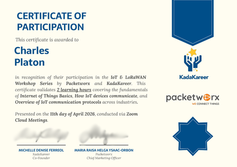 IoT & LoRaWAN Workshop — Session 1