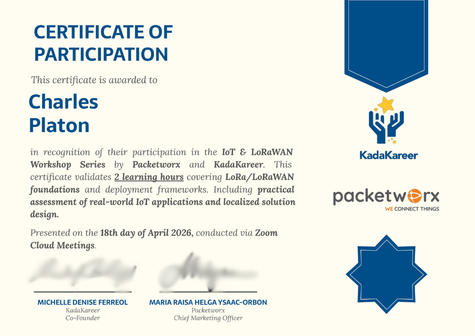 IoT & LoRaWAN Workshop — Session 2
